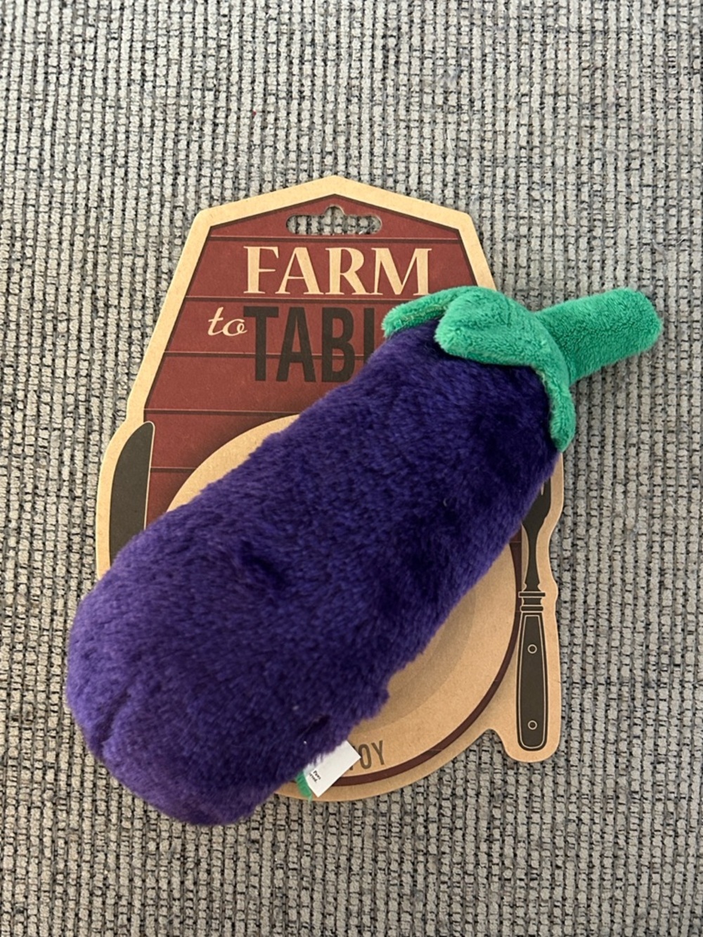 Veggie dog toys NEW mushroom, eggplant, Pepper plush toys - Picture 8 of 11